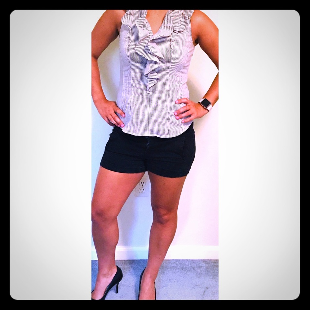Blue/white pinstripe Tank Top